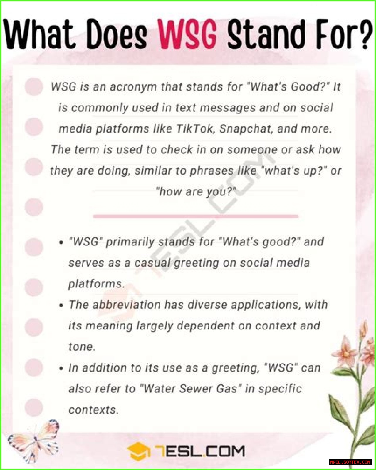 Unraveling The Mystery: What Does WSG Mean In Text?